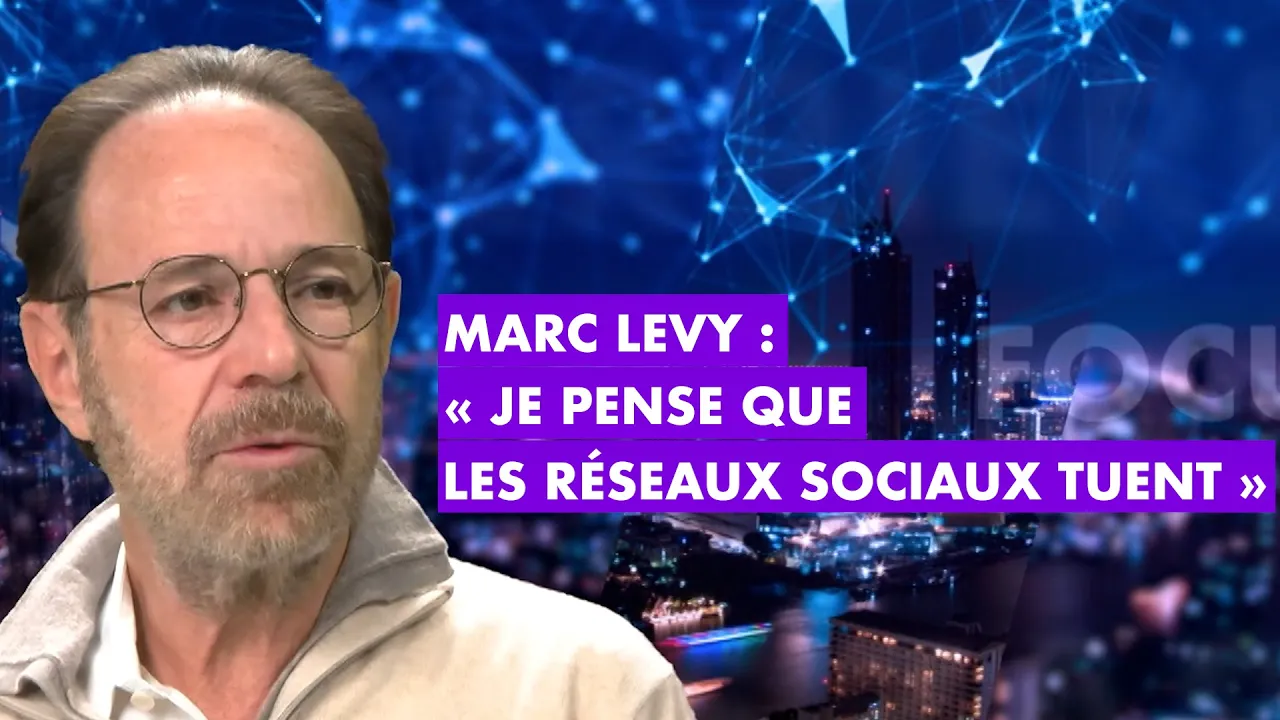 Marc Levy "je pense que les réseaux sociaux tuent" SQOOL TV